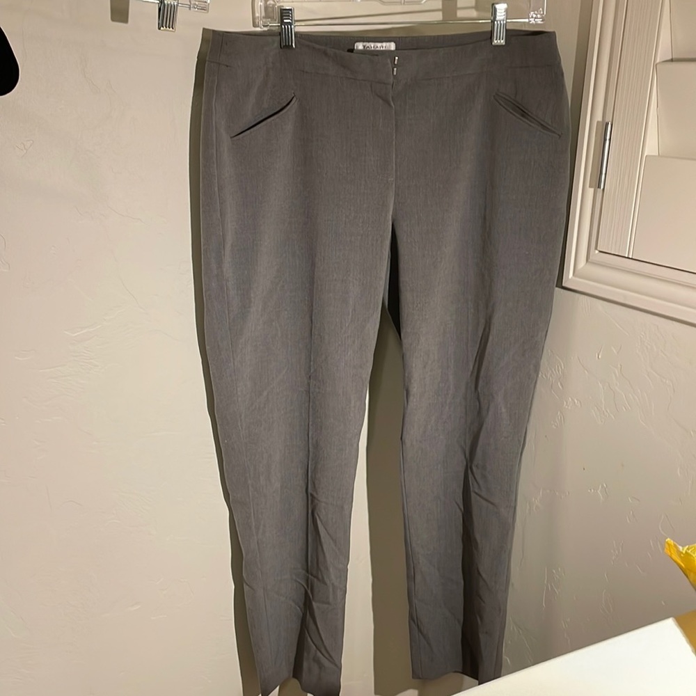 Grey Tahari career pants size 12P